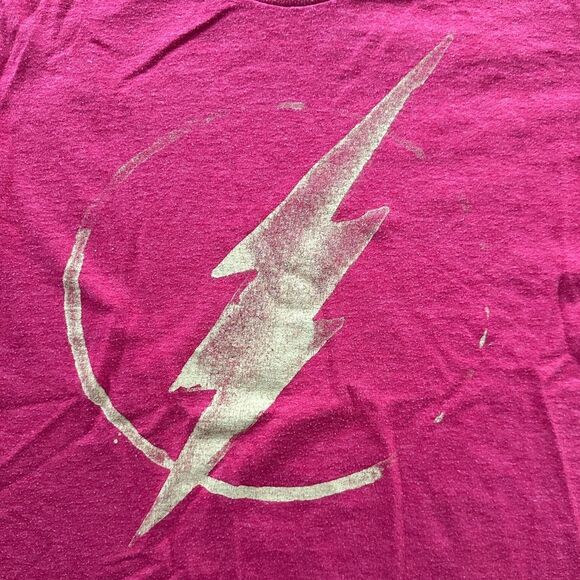 DC Comics The FLASH Logo Red Men's Graphic Tee Size Small Crew Neck T Shirt - Picture 4 of 4